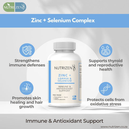 Zinc+Copper & Selenium 60 Capsules